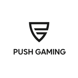 Logo Push Gaming twórcy slotów z unikalną grafiką i mechanikami bonusowymi